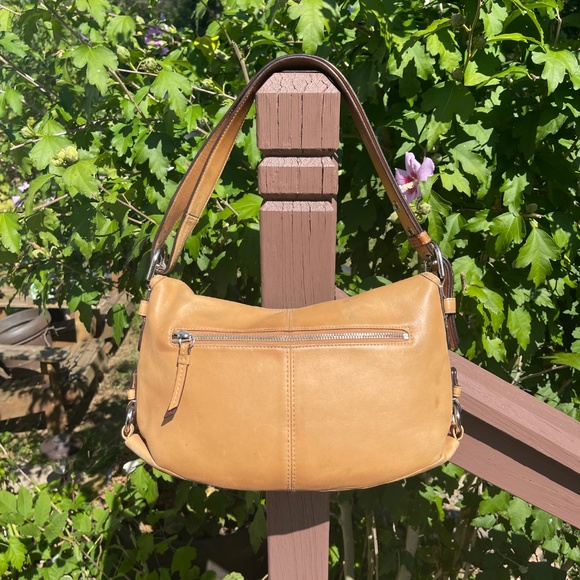 Coach Shoulder Bag Legacy Leather Flap Style F15170 Tan Convertible Cross Body - Picture 2 of 7